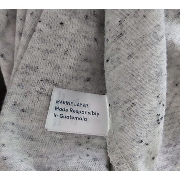 Marine Layer Soft Organic Cotton Blend Women's T-Shirt Gray MED/Large Baselayer - Picture 4 of 4